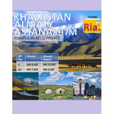 private khazastan almaty 6h5m optional astana 3h2m