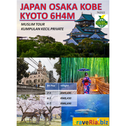 Japan Osaka Kobe Kyoto 6H5M